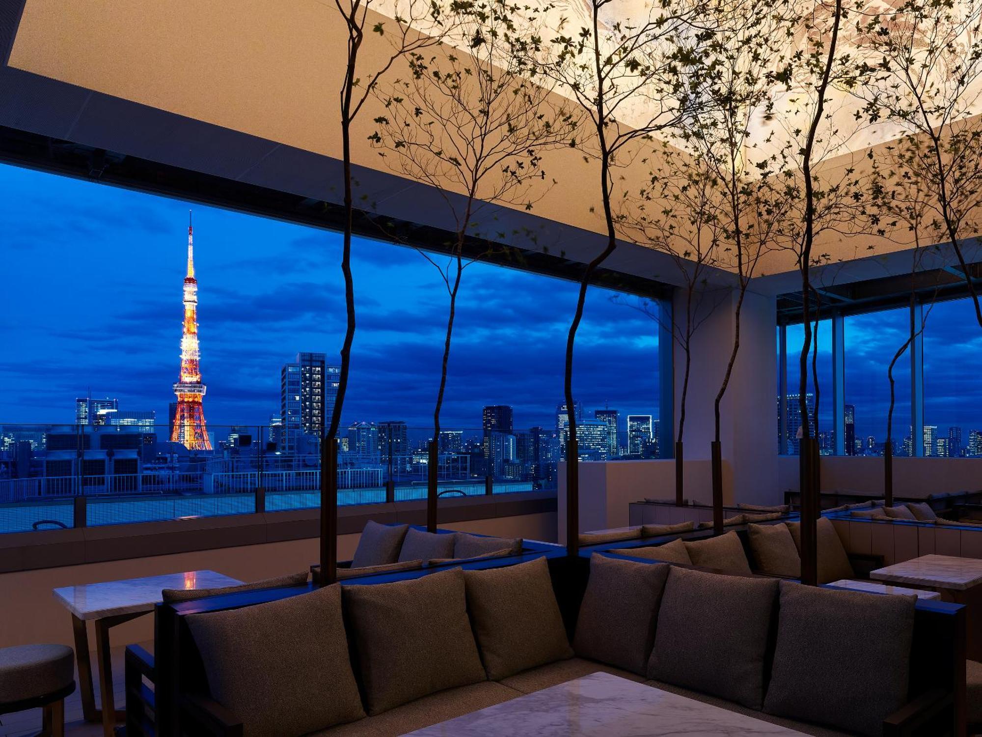 Mitsui Garden Hotel Roppongi Tokyo Premier Eksteriør billede View from the Sky Bar